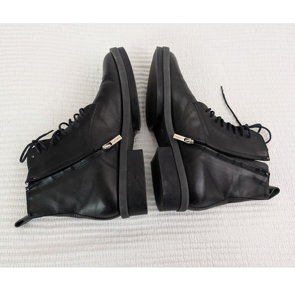 Clergerie Black Leather Radio Boot - Picture 7 of 16